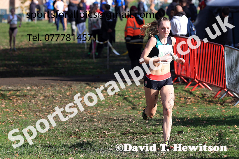Senior women, 2024 Northern Cross Country Relays, Graves Park, Sheffield.   Photo: David T. Hewitson/Sports for All Pics